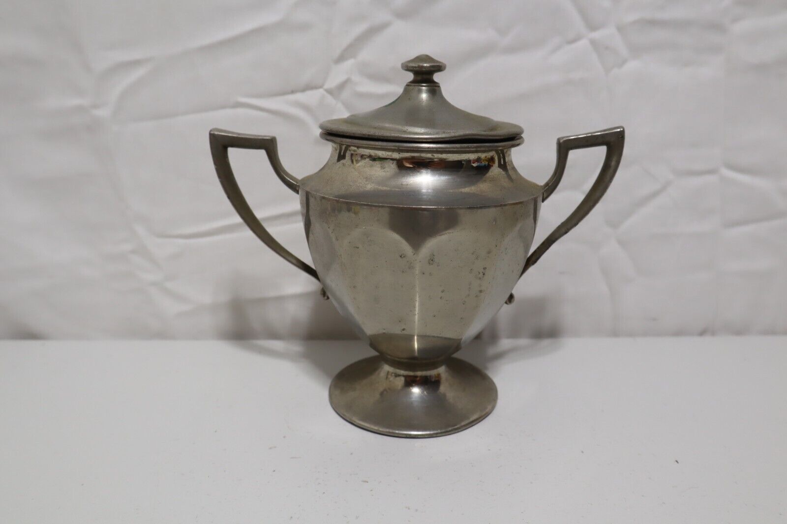 Westinghouse Vintage Sugar Bowl Stainless 5 inches tall