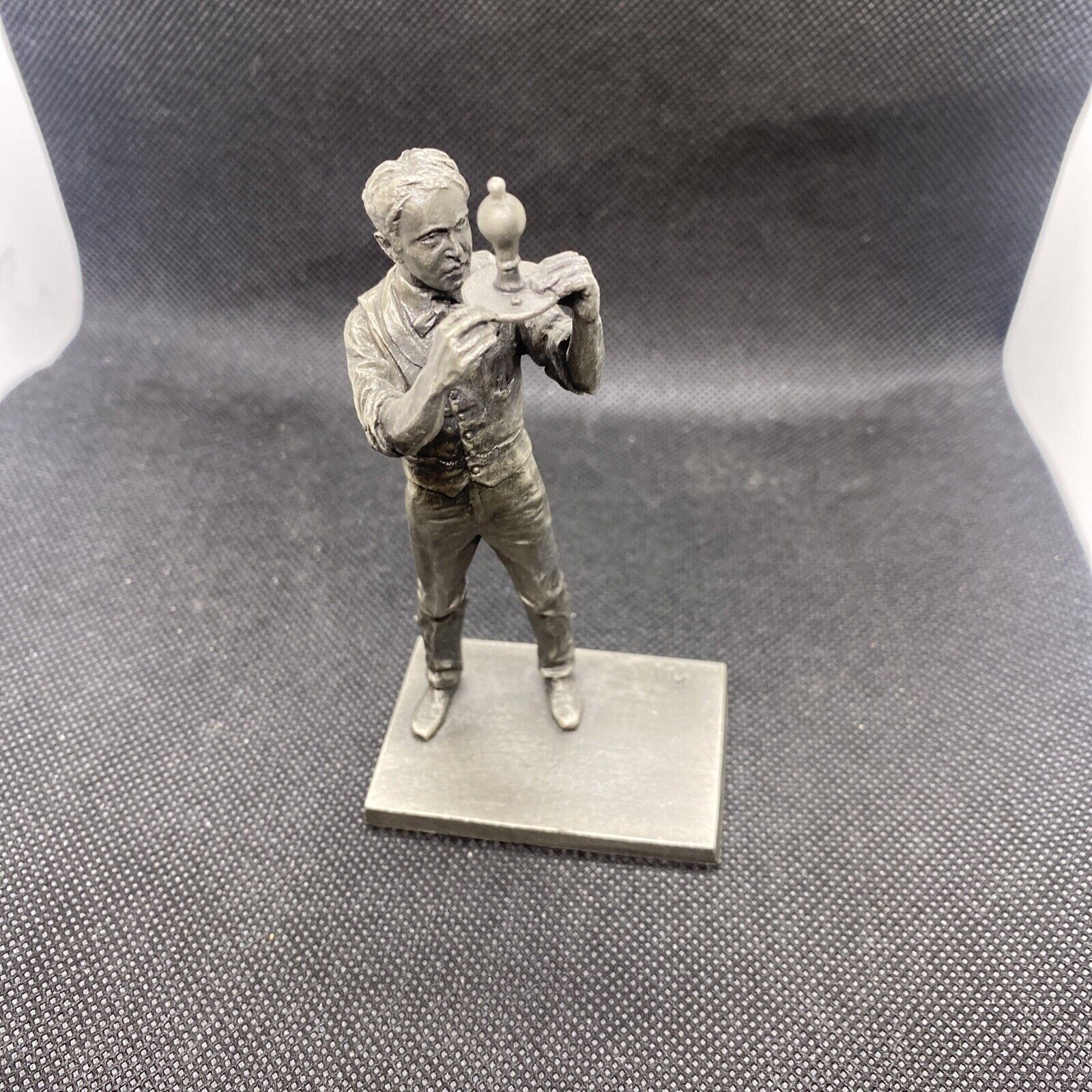 american sculpture society The Inventor  Fine Pewter 4.5” Tall