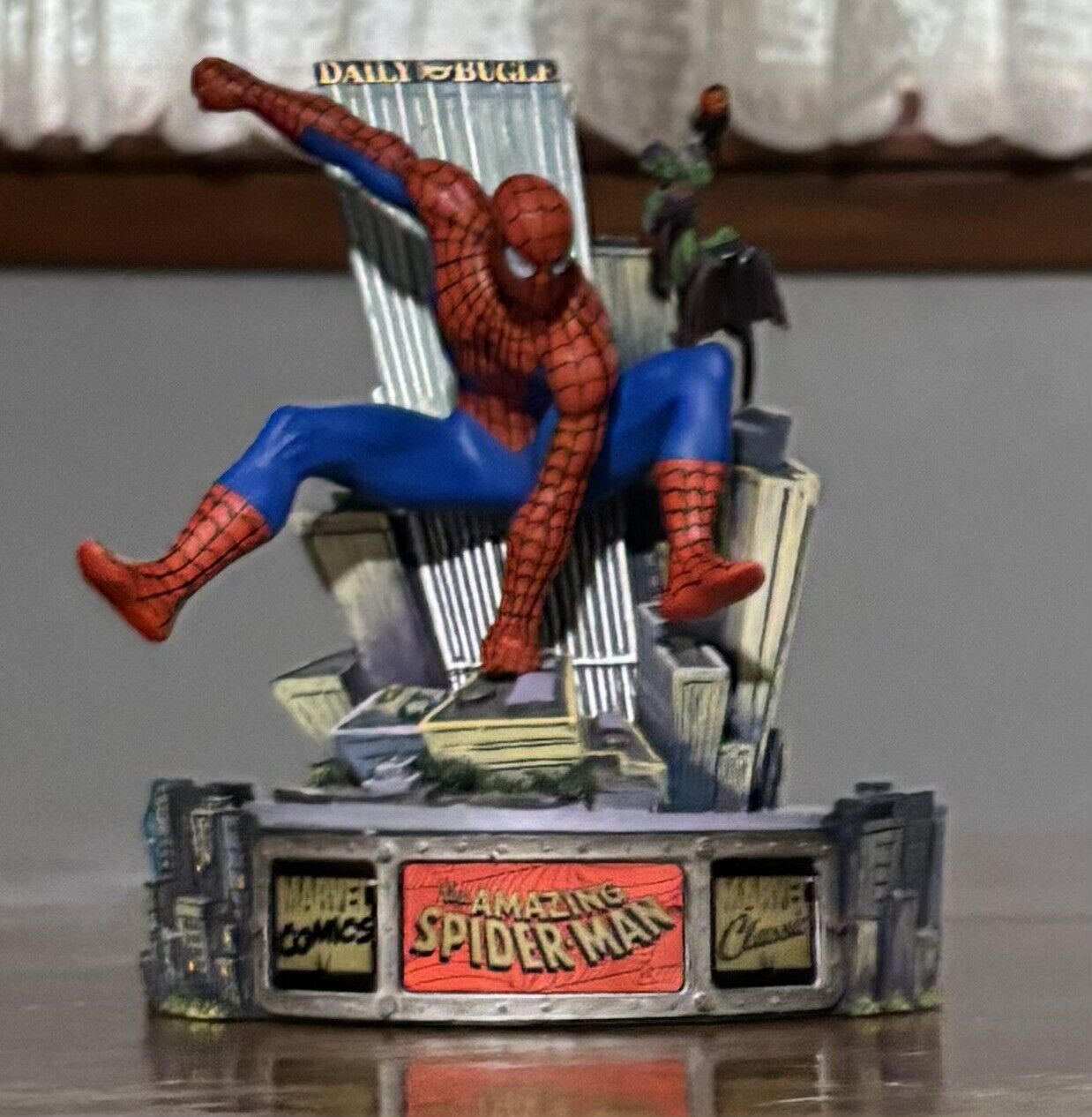 Spiderman Statue, $175.00 Very Nice Statue For A Collection, By Franklin Mint.