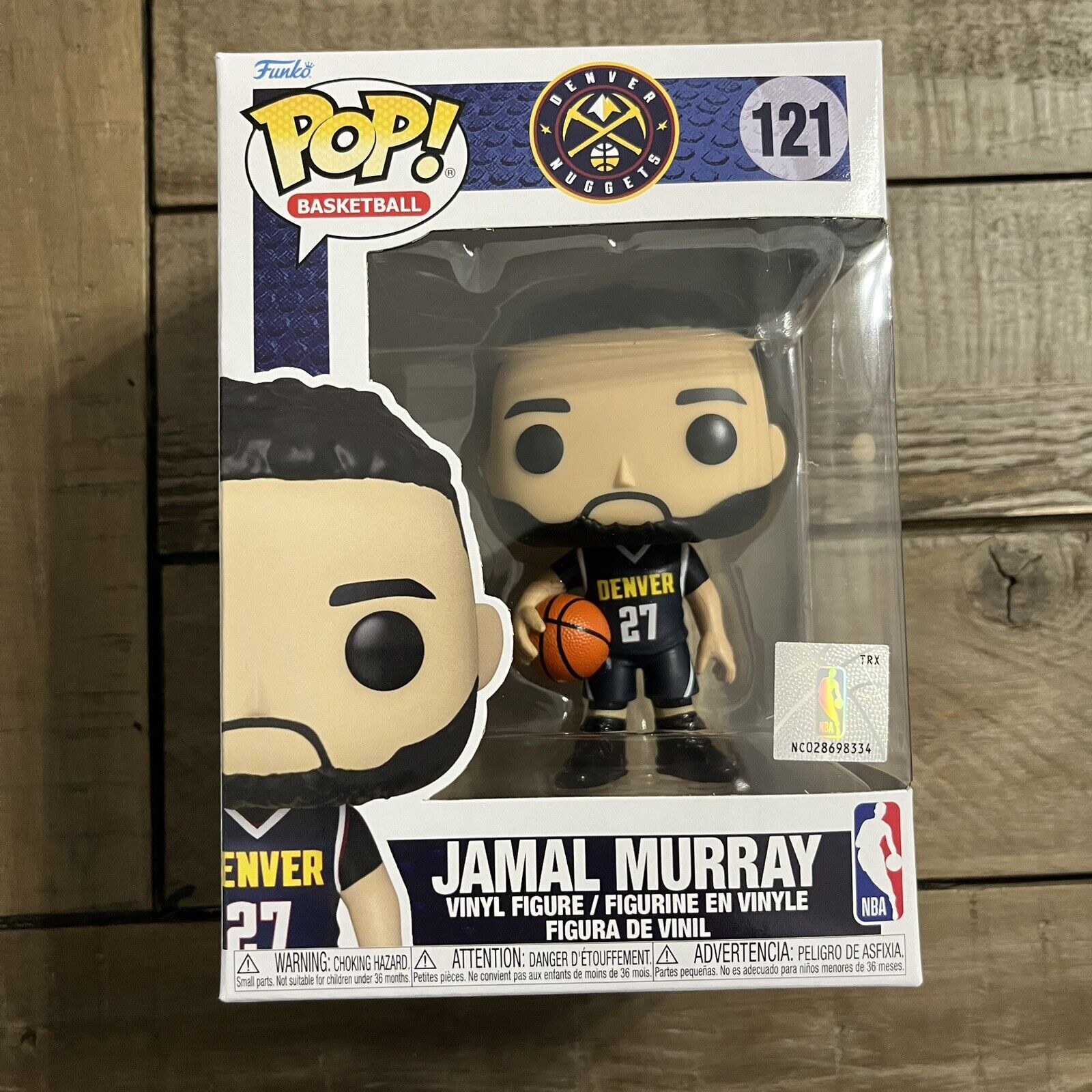 Funko POP NBA Basketball #121 Jamal Murray Denver Nuggets