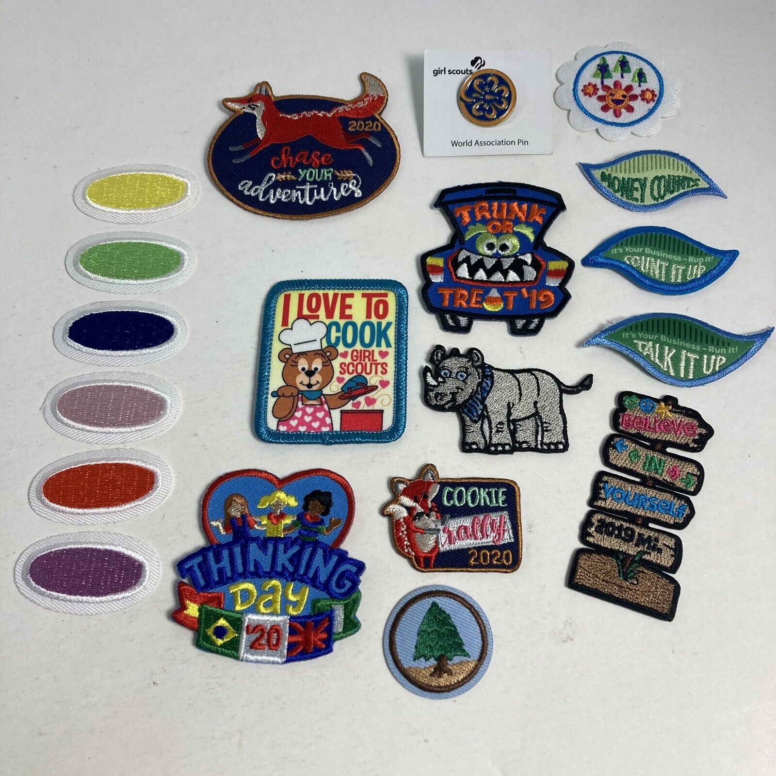 Girl Scouts PATCH LOT (Modern, Unused)