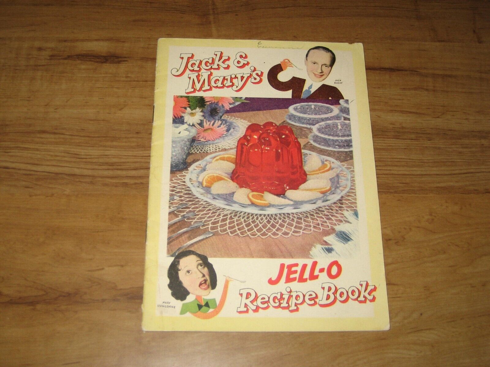 1937 Jack & Mary's Jello Recipe Book-Jack Benny & Mary Livingstone