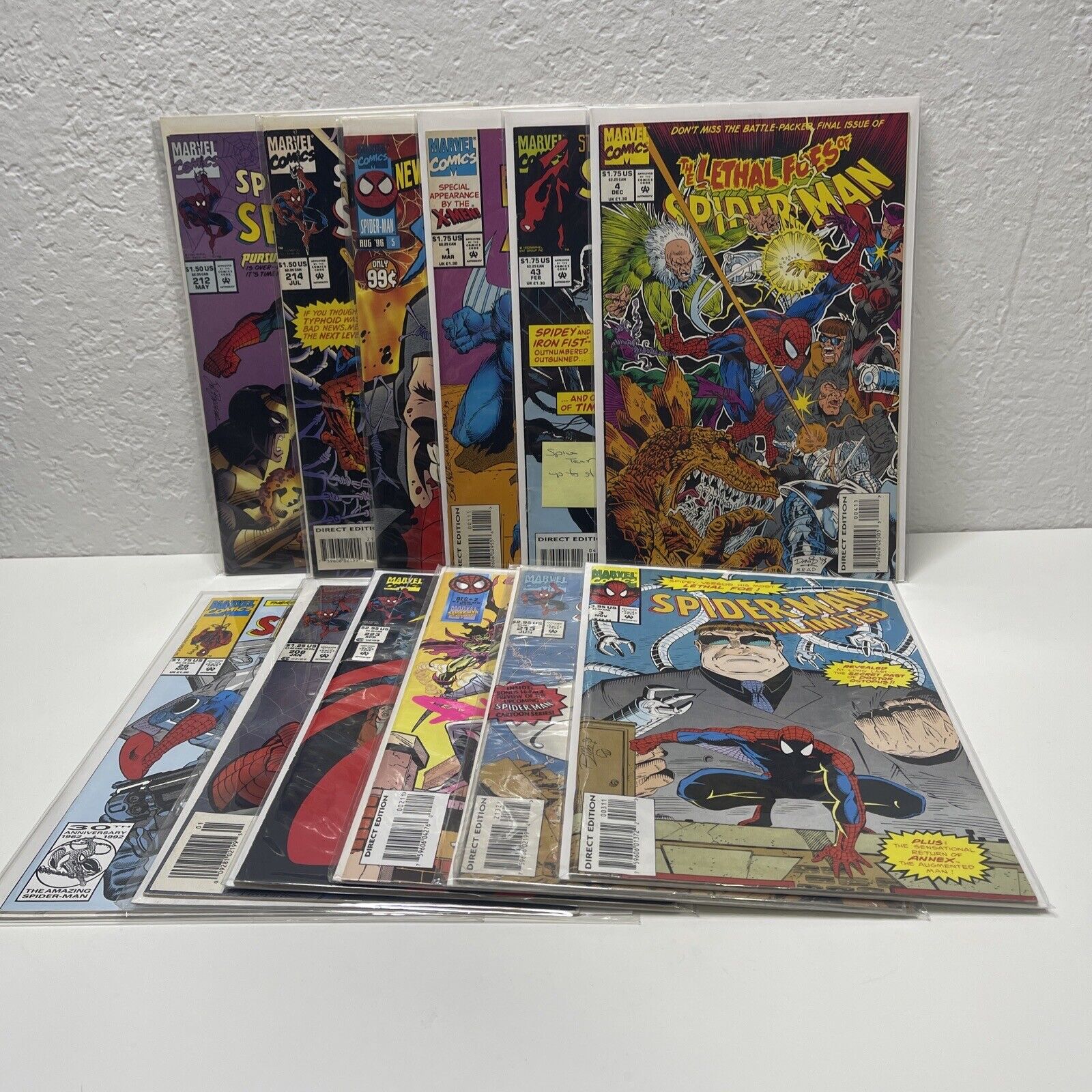 Comic Book Lot Marvel Spiderman 12 Issues -Spectacular Adventures Doc Oc Rhino
