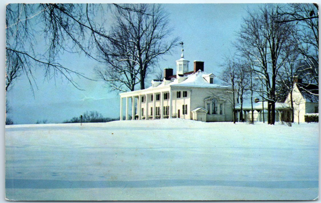 Postcard - East Front - Mount Vernon, Virginia