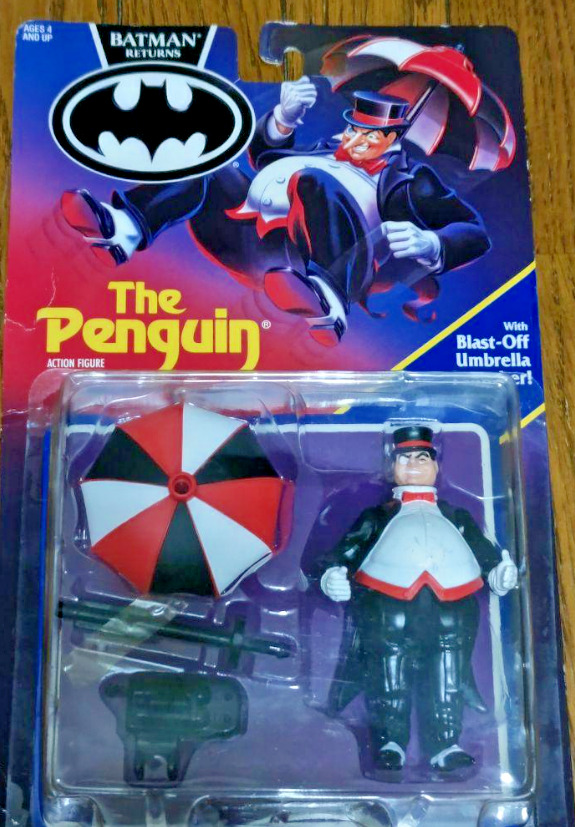 Unopened Kenner Batman Returns Penguin Action Figure Toy Vintage 1991 From JPN