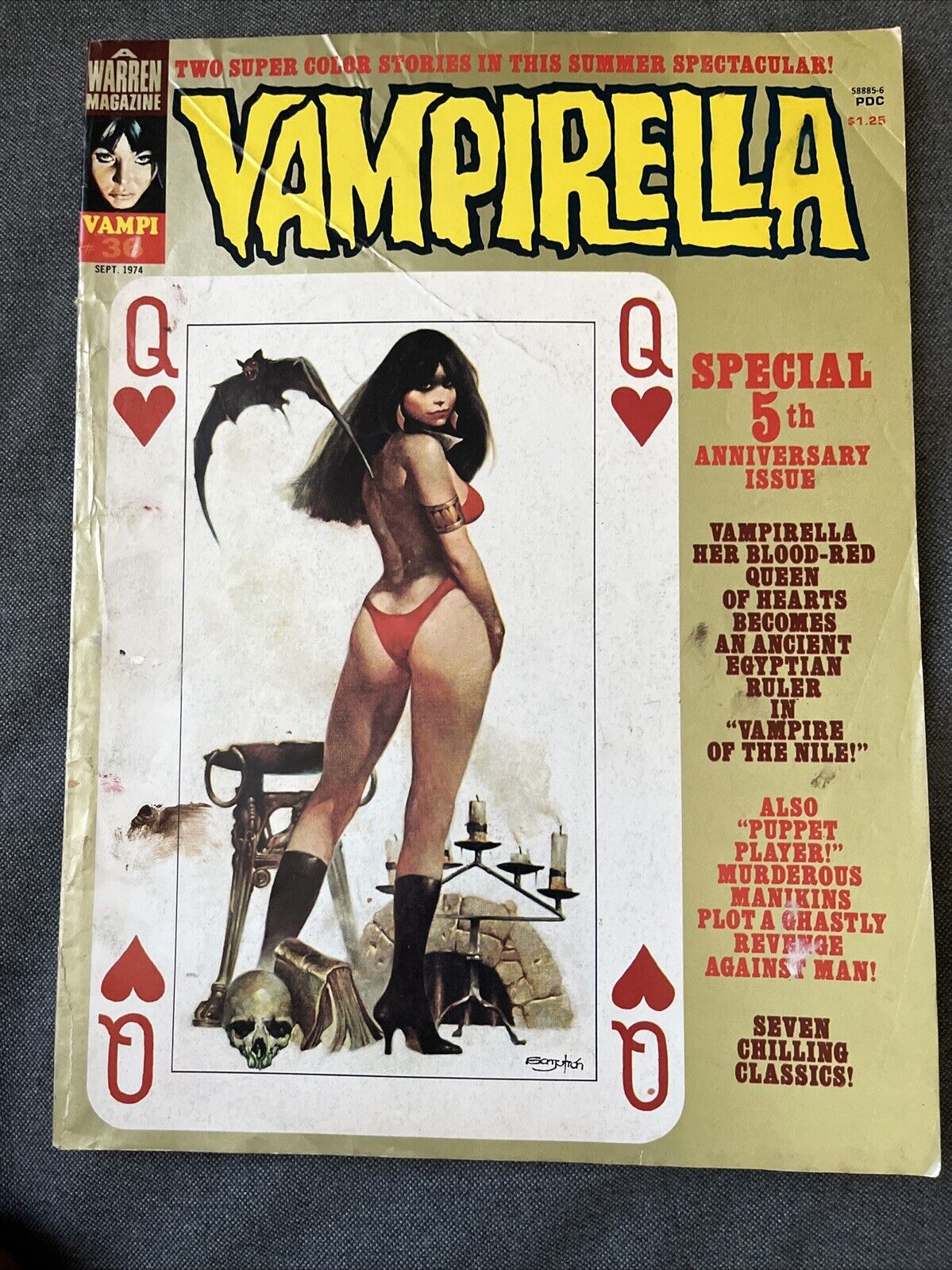 Vampirella #36 September 1974-Special 5th Anniversary Issue