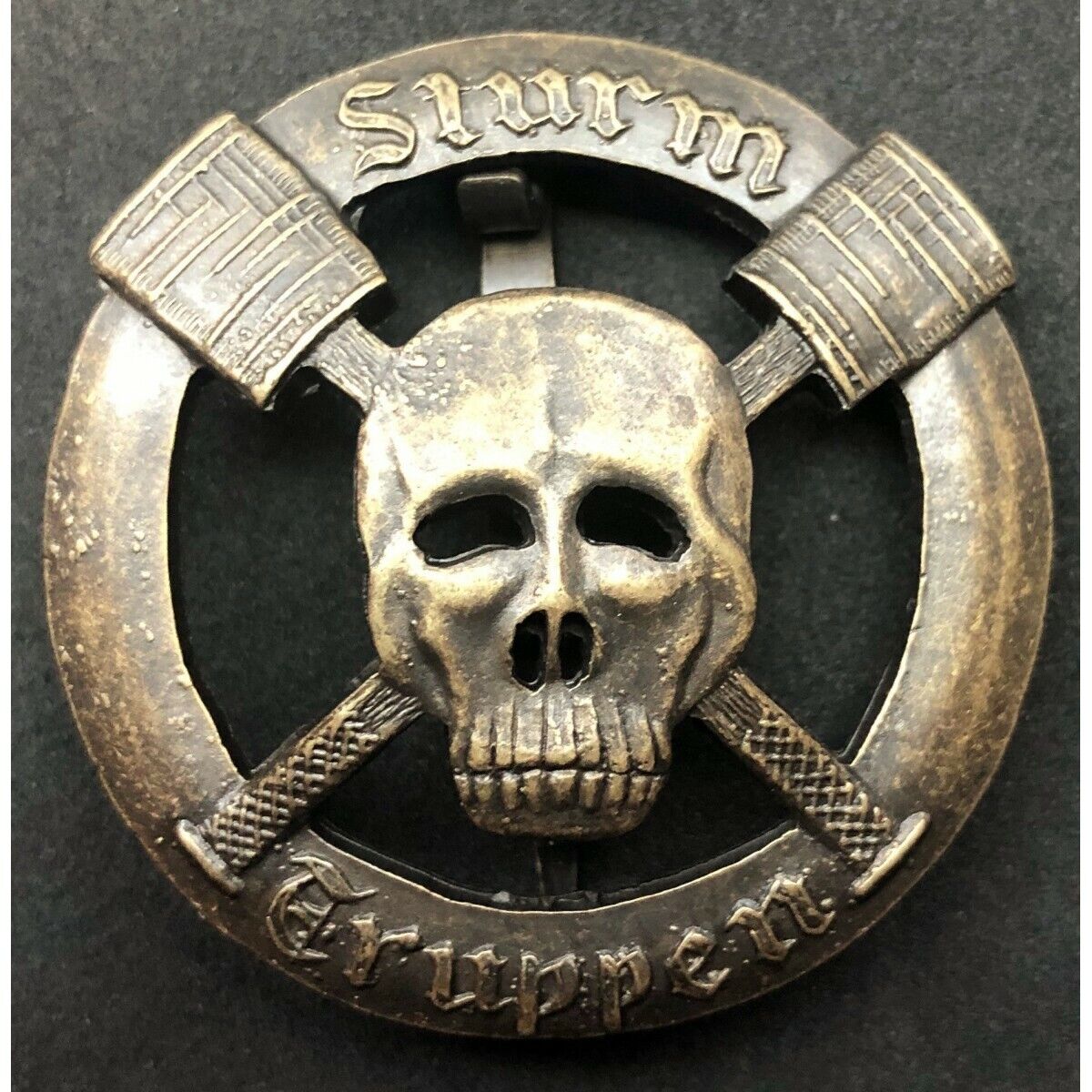 WW1 STURMTRUPPEN  bronze badge