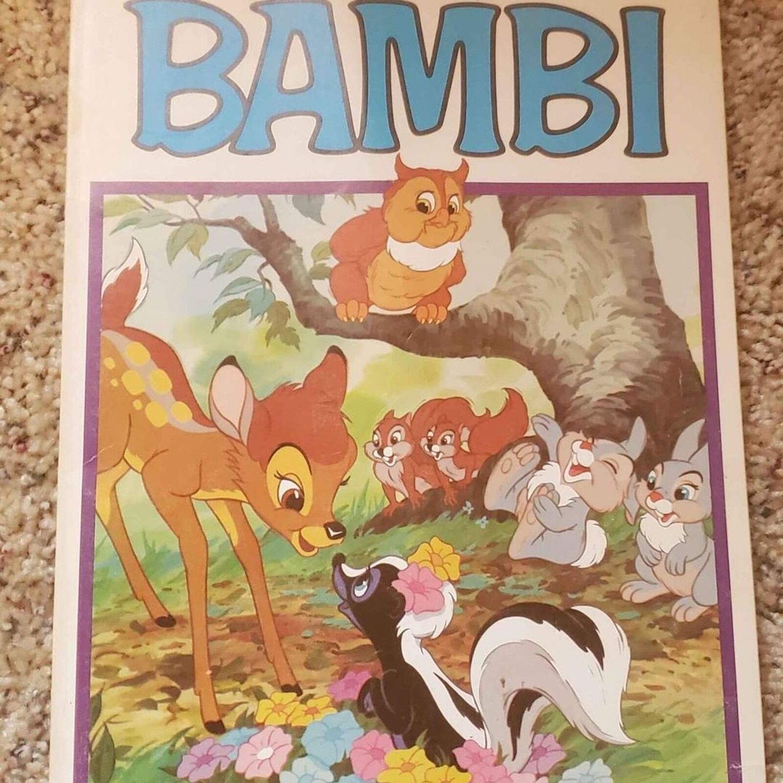 Vintage Disney Bambi book