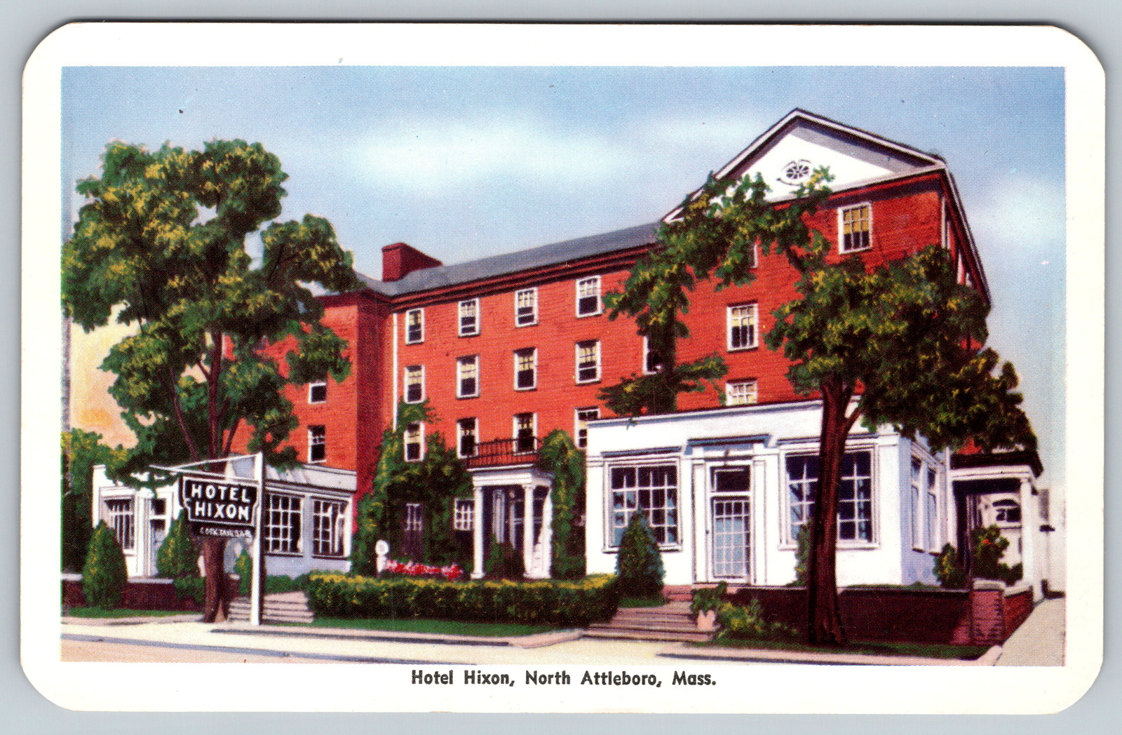 c1960s Sprinkler Protection Hotel Hixon Grinnell Vintage Postcard