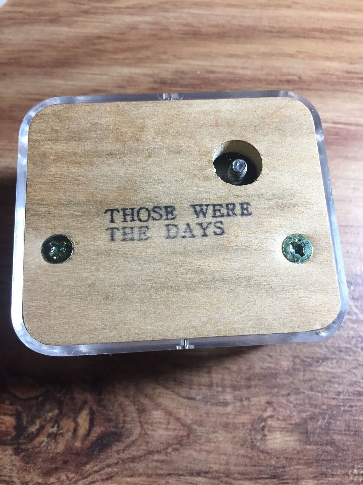 Those Were The Days Music Box With KEY