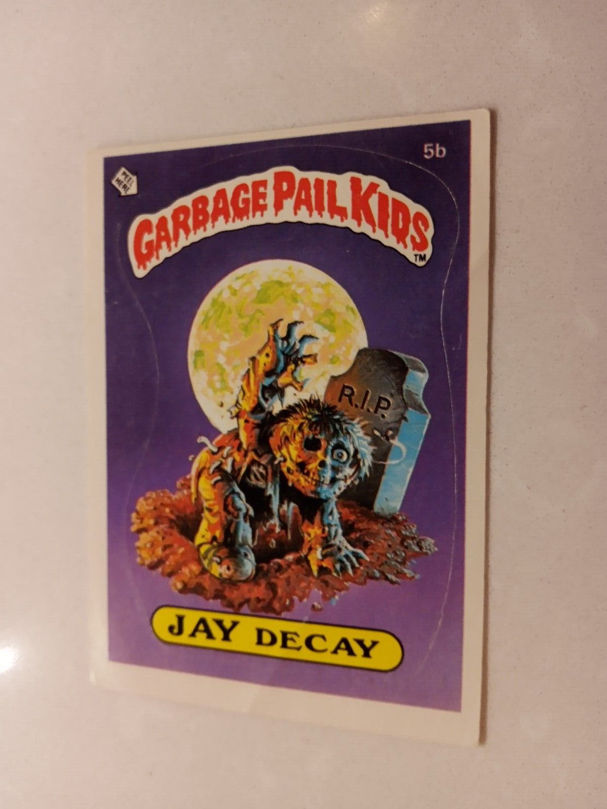 1985 Topps Garbage Pail Kids GPK Original Series 1 5b Jay Decay  OS1 Vintage