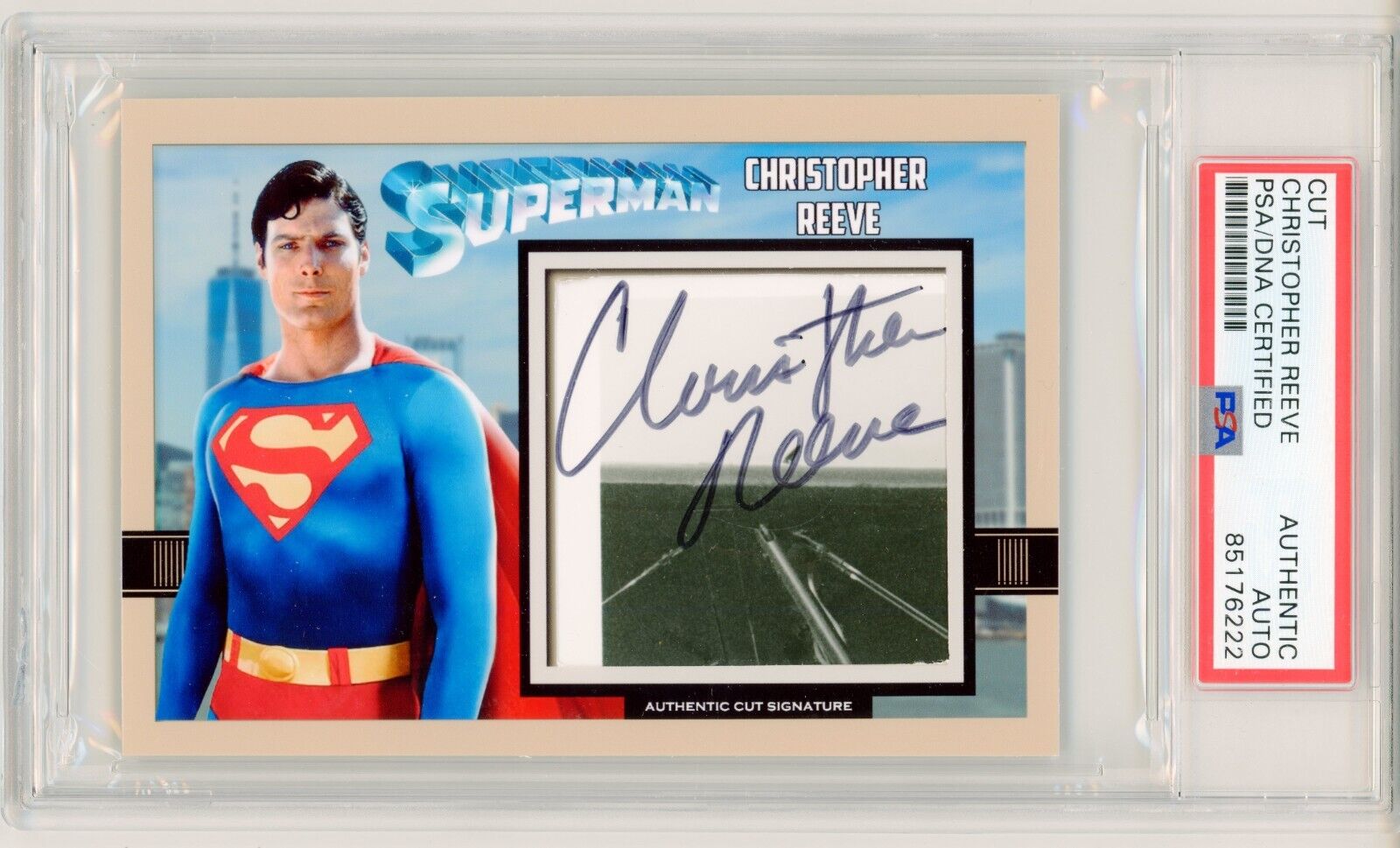 Christopher Reeve ~ Signed Autographed Custom Superman Trading Card ~ PSA DNA