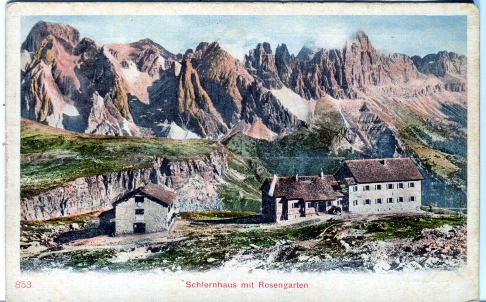 Italy Fiè allo Sciliar Schlernhaus Rifugio Bolzano - Austria published postcard