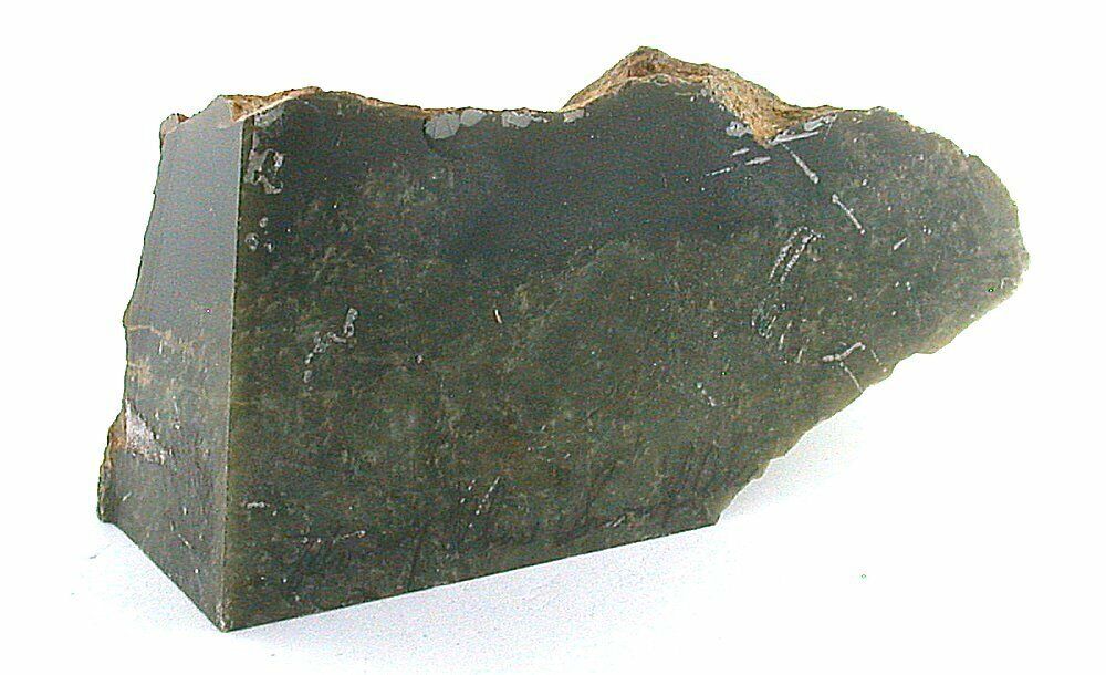 491 Gram Natural Canadian Green Jade Slab Cab Cabochon Gemstone Slab Rough 