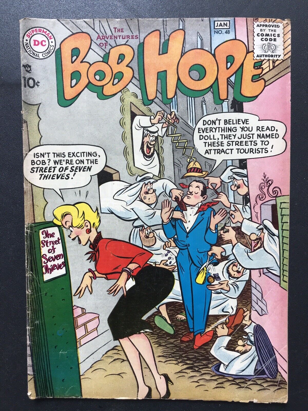 The Adventures of Bob Hope # 48. (DC 1957) ‘Good.’ Cover by Owen Fitzgerald.