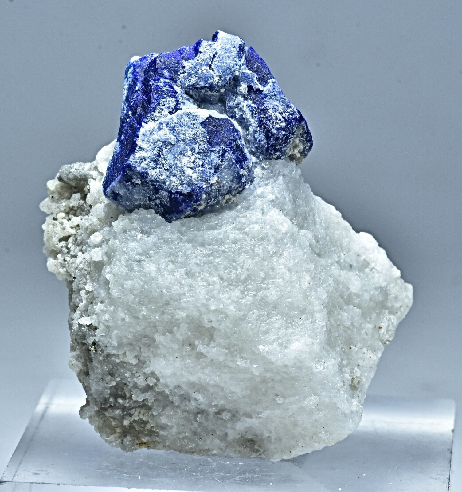 96 Gram Natural Blue Color Unique Lazurite Crystal Specimen