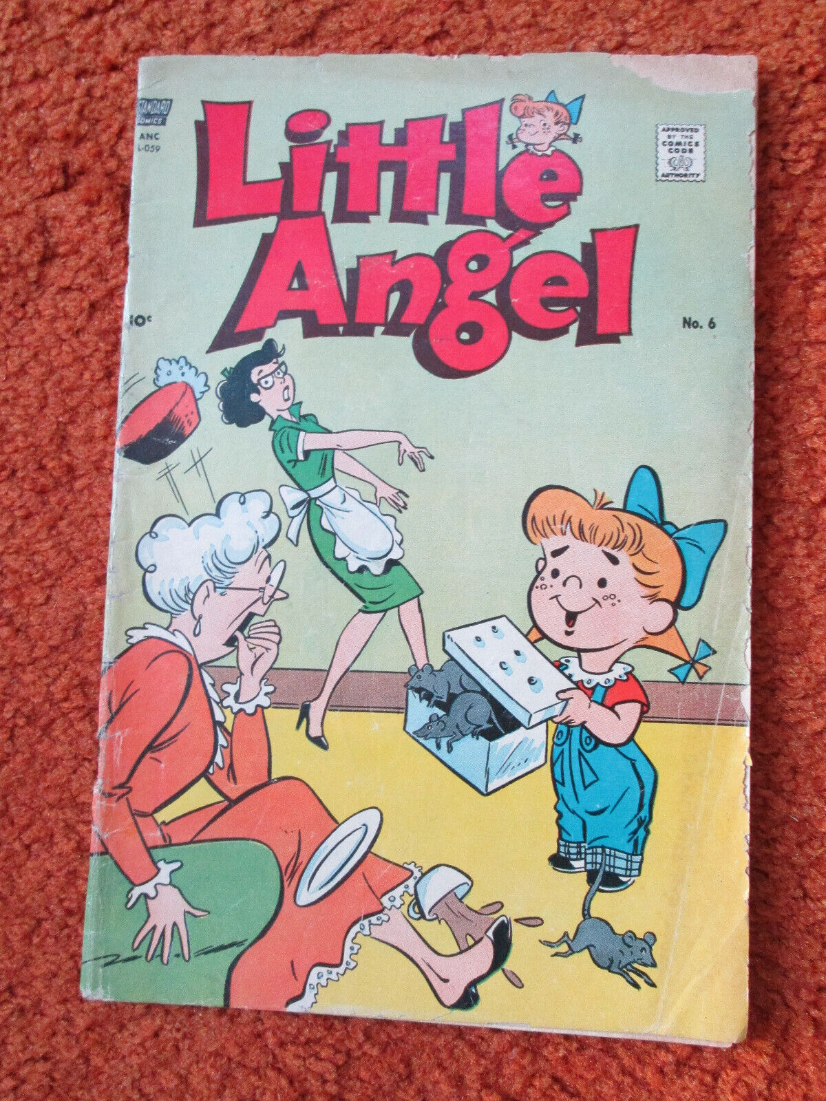 Little Angel #6 Standard ANC comic September 1955 golden good comedy