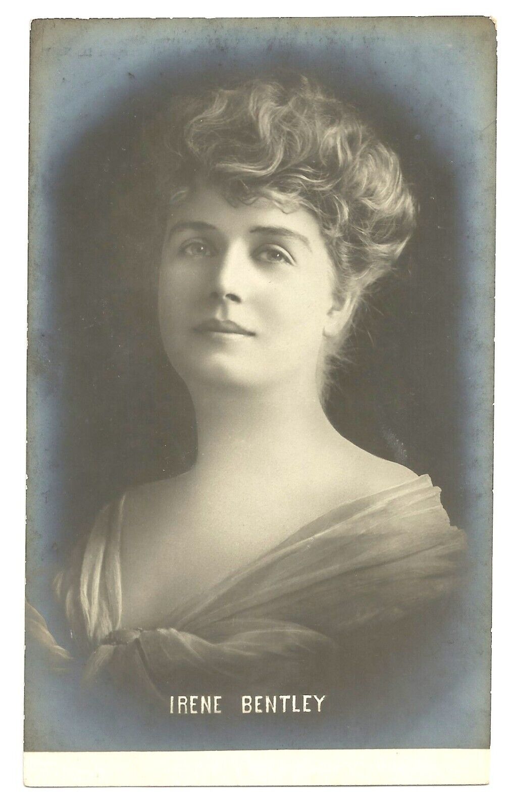 Irene Bentley 1900s RPPC Postcard Photo Stage Actress and Vocalist VTG