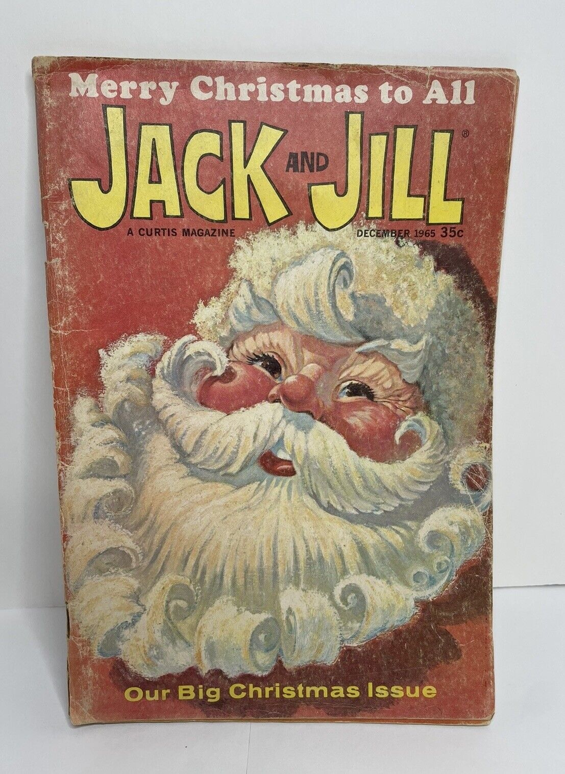December 1965 Magazine JACK AND JILL-Merry Christmas Santa Big Christmas Issue