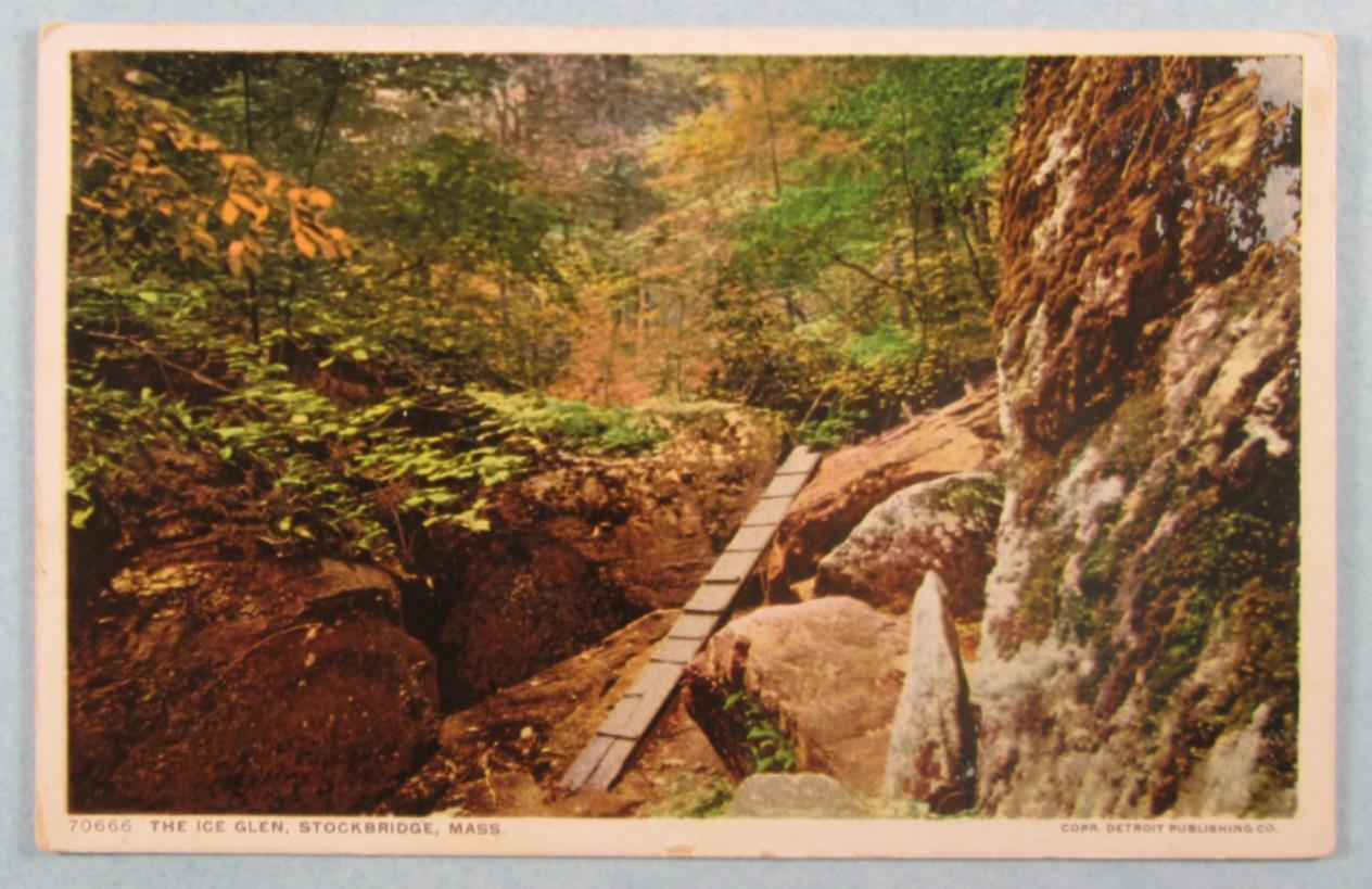 The Ice Glen, Stockbridge, MA Massachusetts Postcard (#4111)