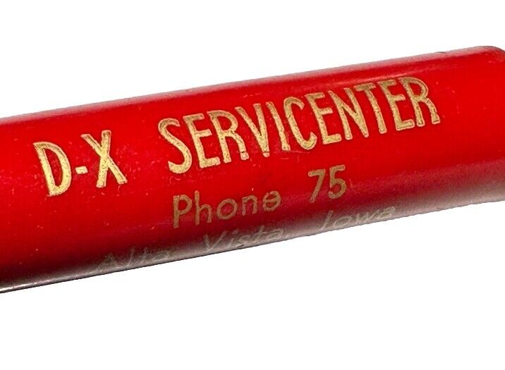 Vintage Alta Vista Iowa DX Auto Car Engine Service Gas Station D-X Oil IA Pen