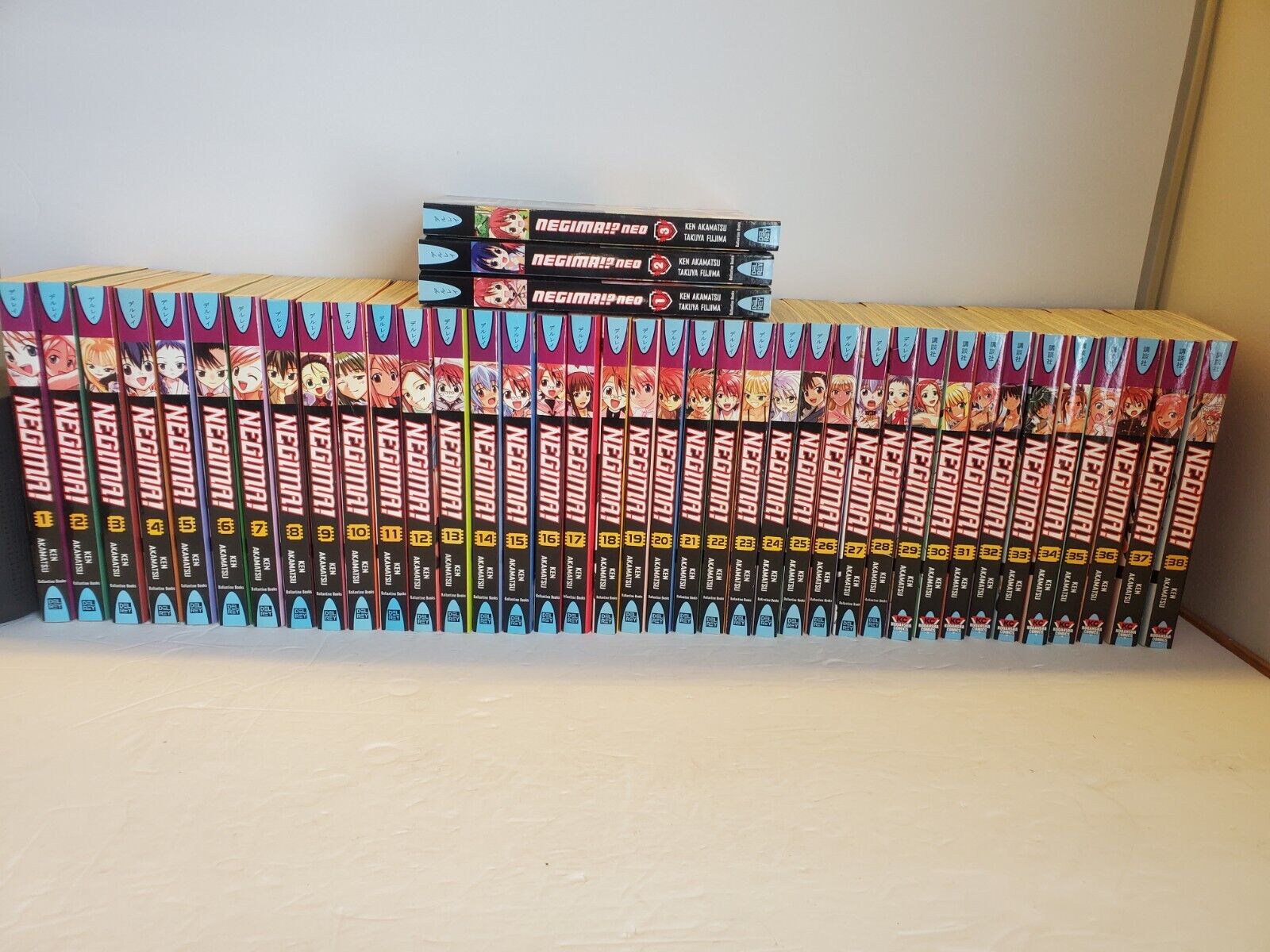 Negima Full English Complete Manga Set Volumes 1-38 Plus 3 Negima? Neo