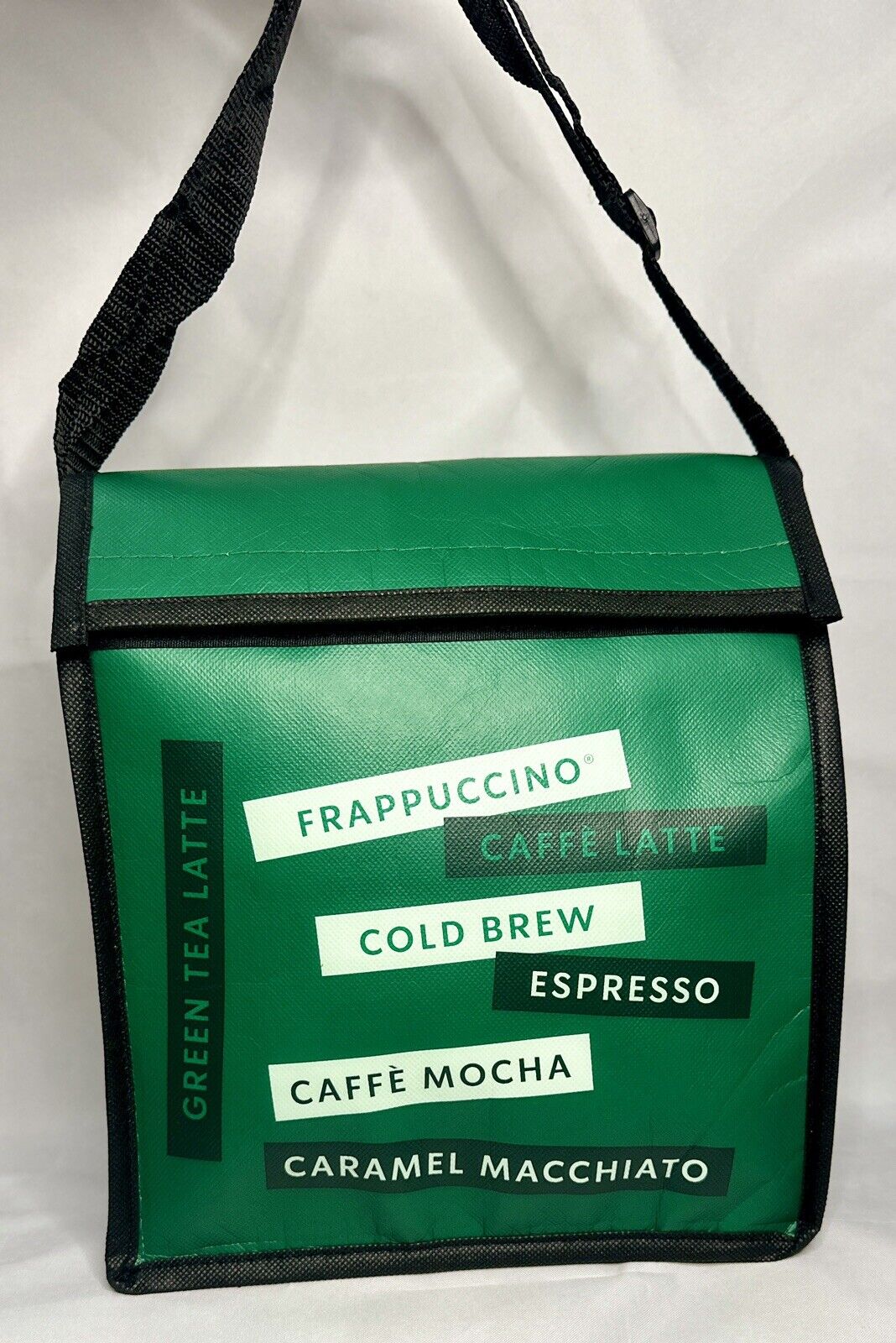 Starbucks Malaysia Jual Insulated Green Cooler Bag With Carrying Handle 11x10x5”
