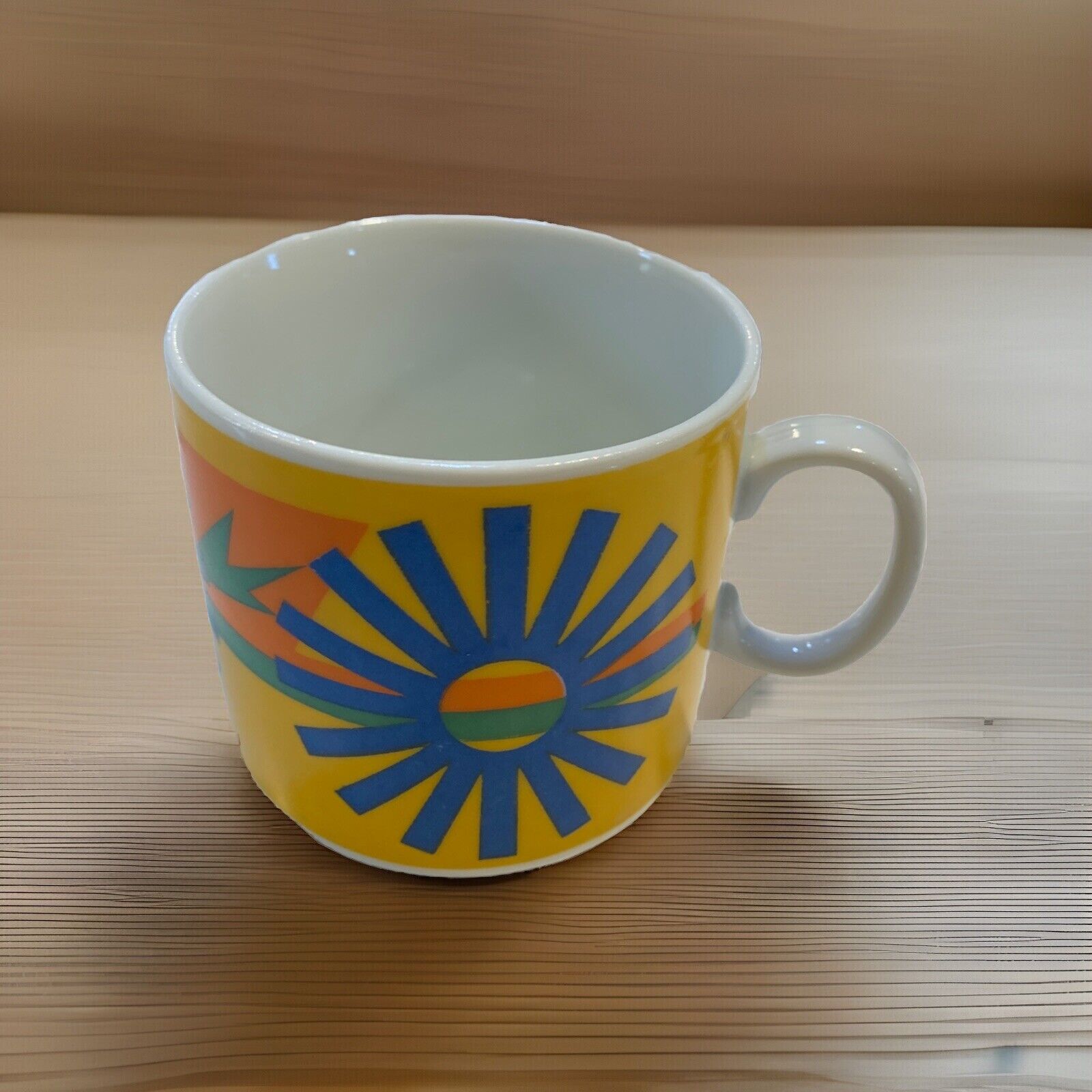 Vintage Cartwheel Coffee Cup