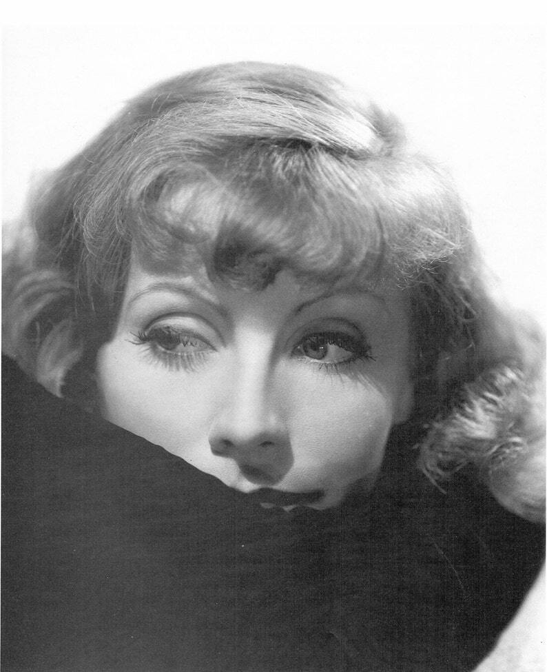 Greta Garbo Studio Photo Framing Print 8 x 10