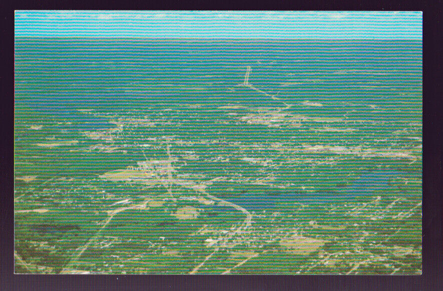 WISCONSIN WI Steven\'s Point Aerial View postcard