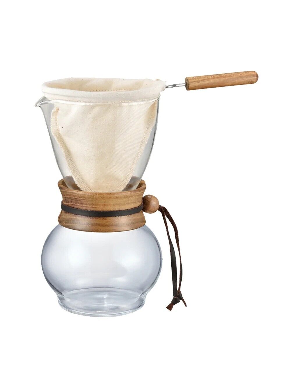 Hario Woodneck Drip Pot (480ml/16oz) New Nel Pot Pourover Coffee