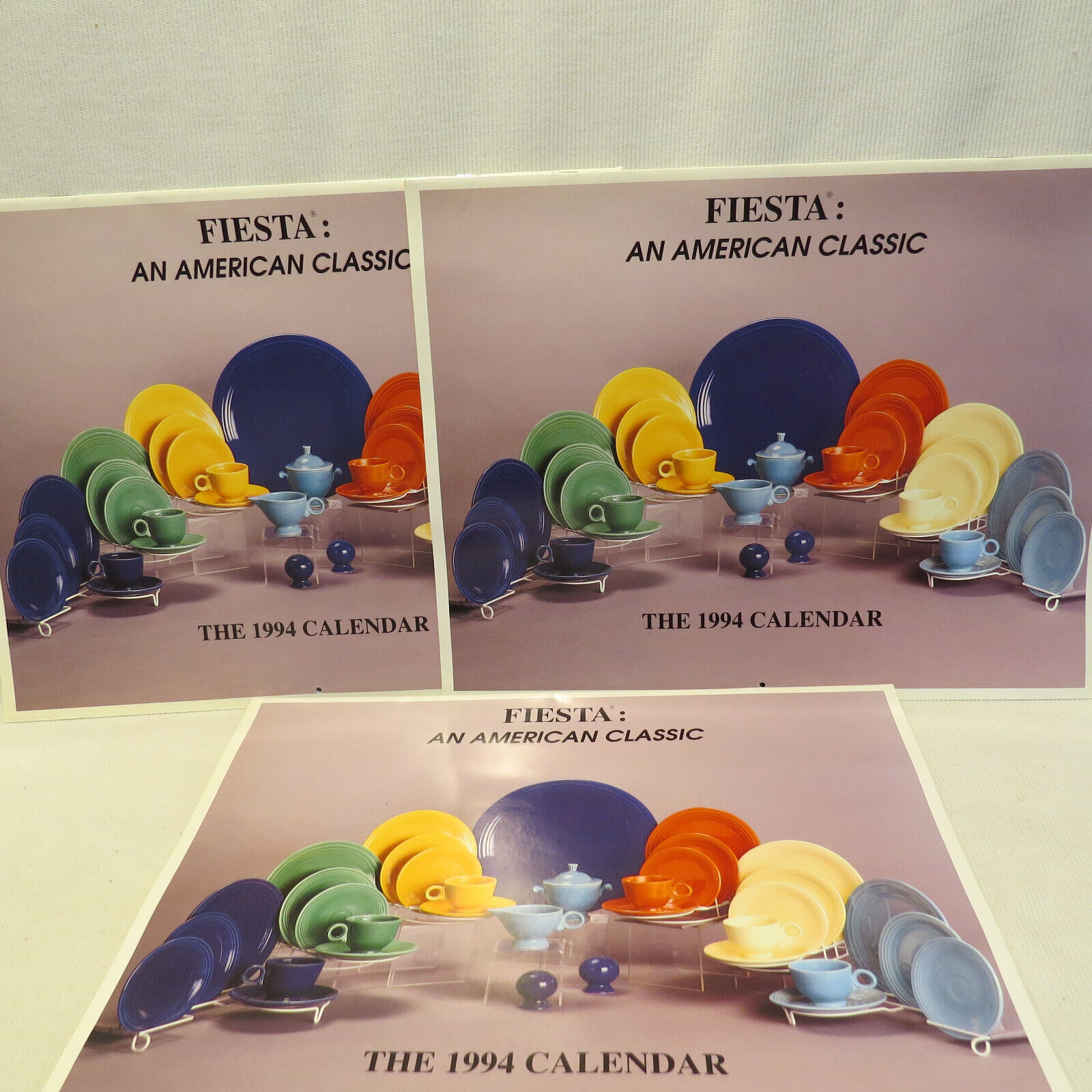 RARE Collectible Fiesta® Wall Calendar 1994 Fiesta: An American Classic 11x14''