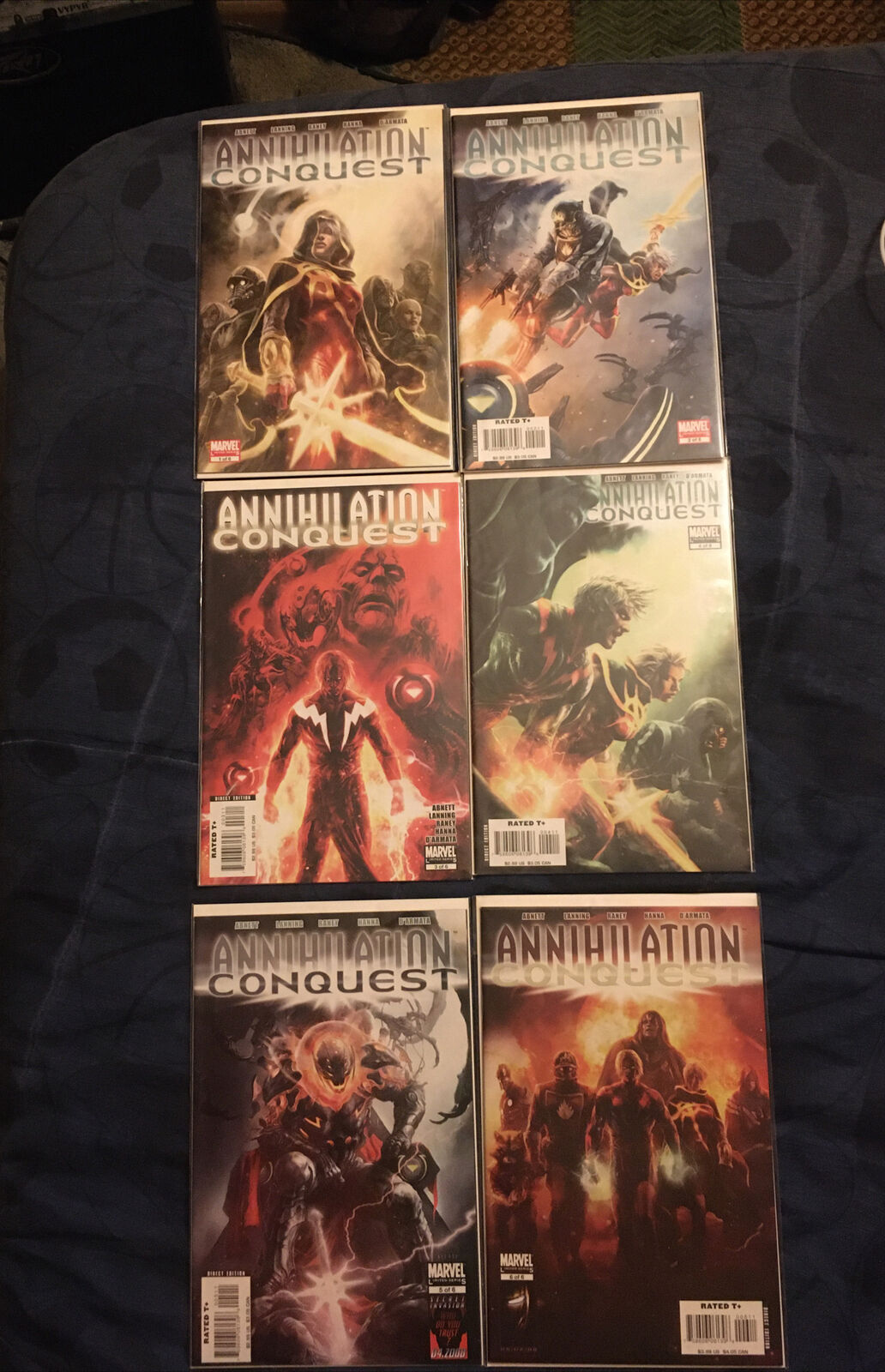 Annihilation Conquest #1-6 1st New Guardians of the Galaxy MCU Marvel Comics