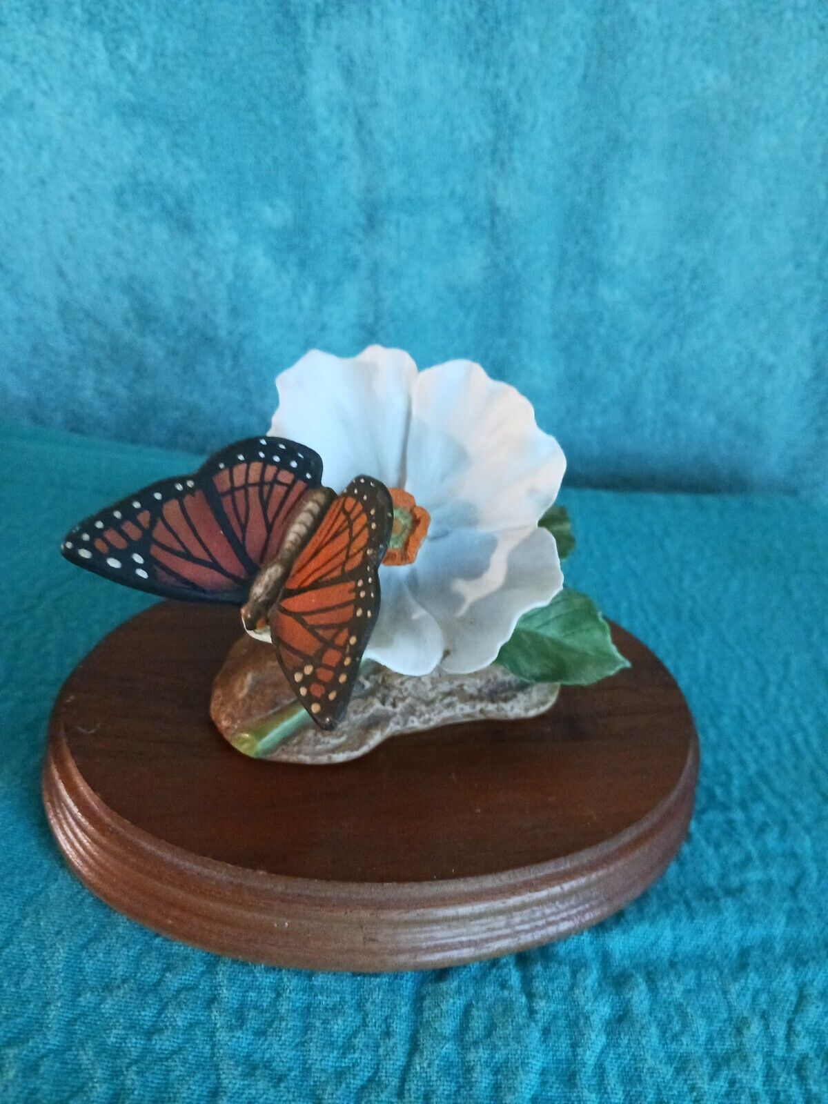 RARE Vintage Andrea by Sadek VICEROY BUTTERFLY 1986 with stand