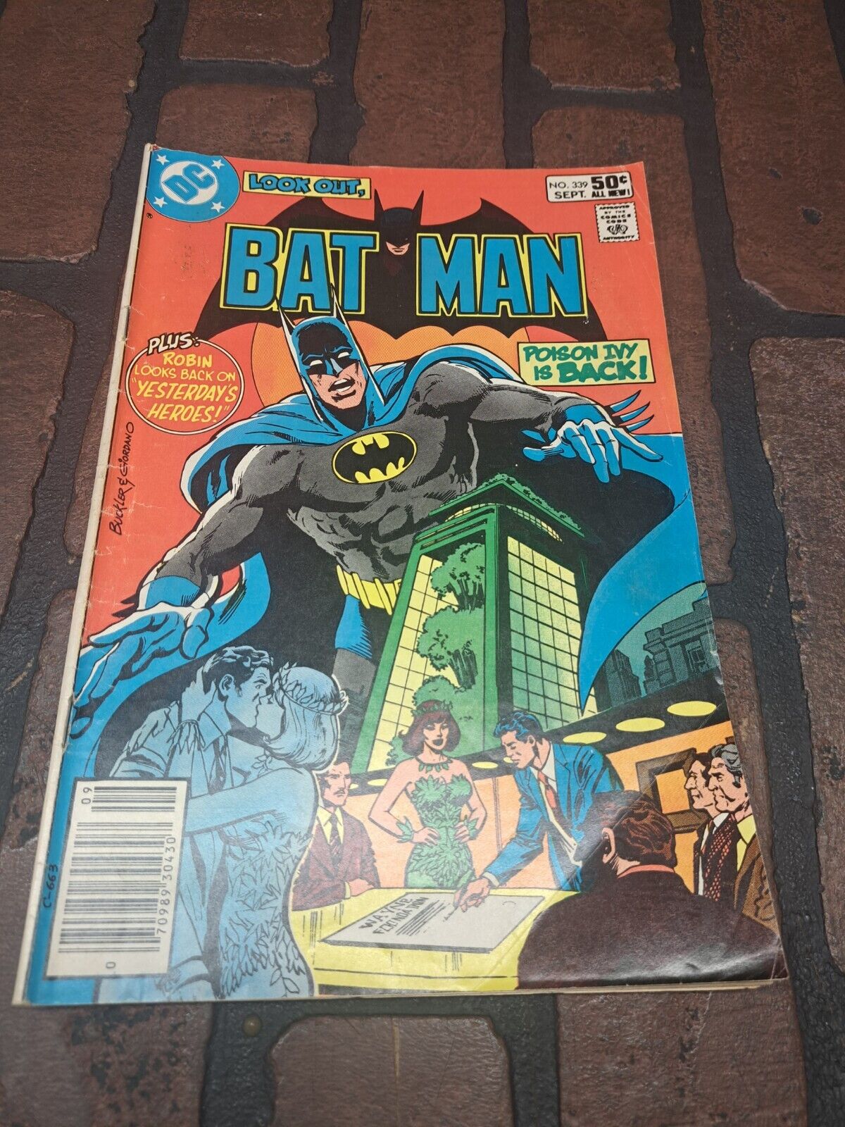 BATMAN #339 1981 POISON IVY COVER & APPEARANCE Lower Grade