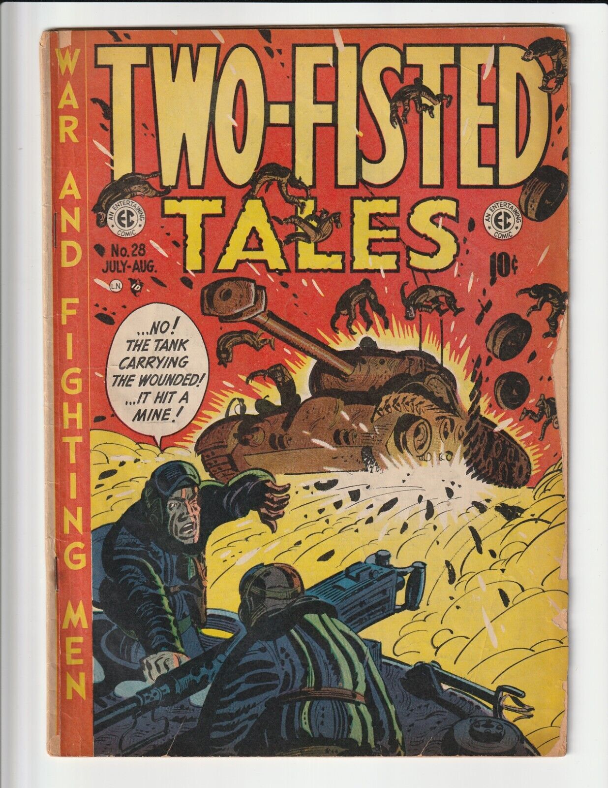 TWO-FISTED TALES #28 (1951) EC COMICS VERY LOW GRADE COMPLETE