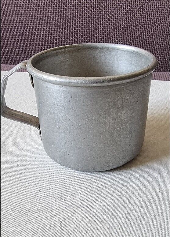 Vintage soviet aluminum mug 0.5 liter
