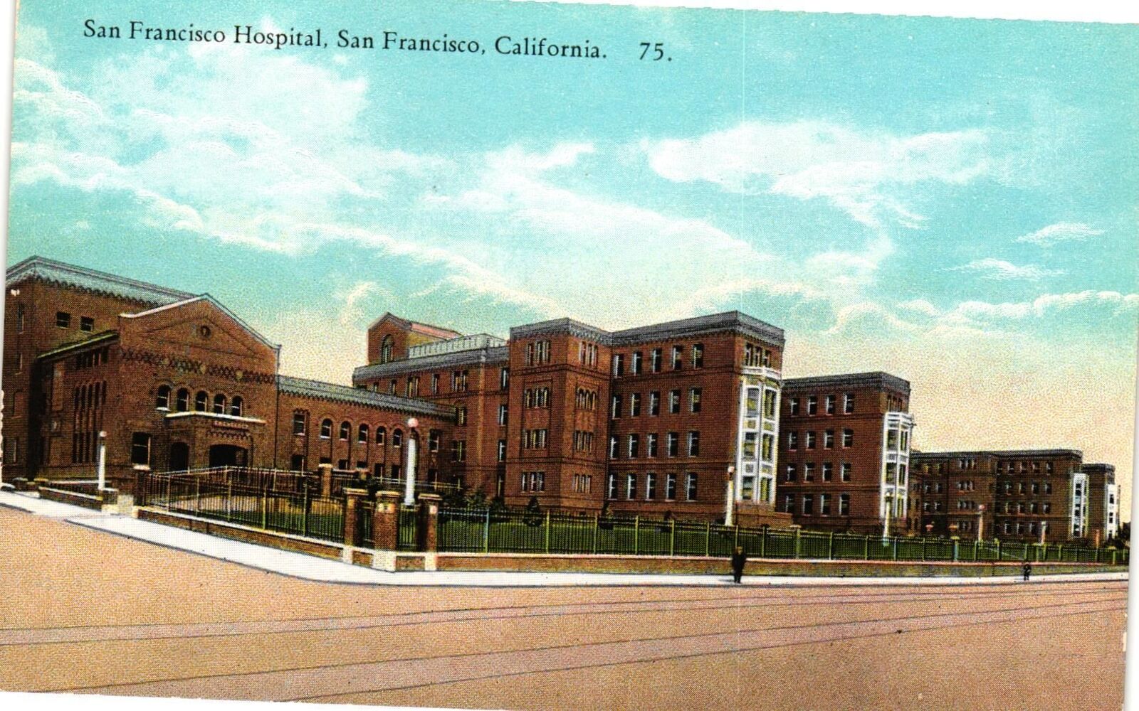 Vintage Postcard- San Francisco Hospital, San Francisco, CA Early 1900s