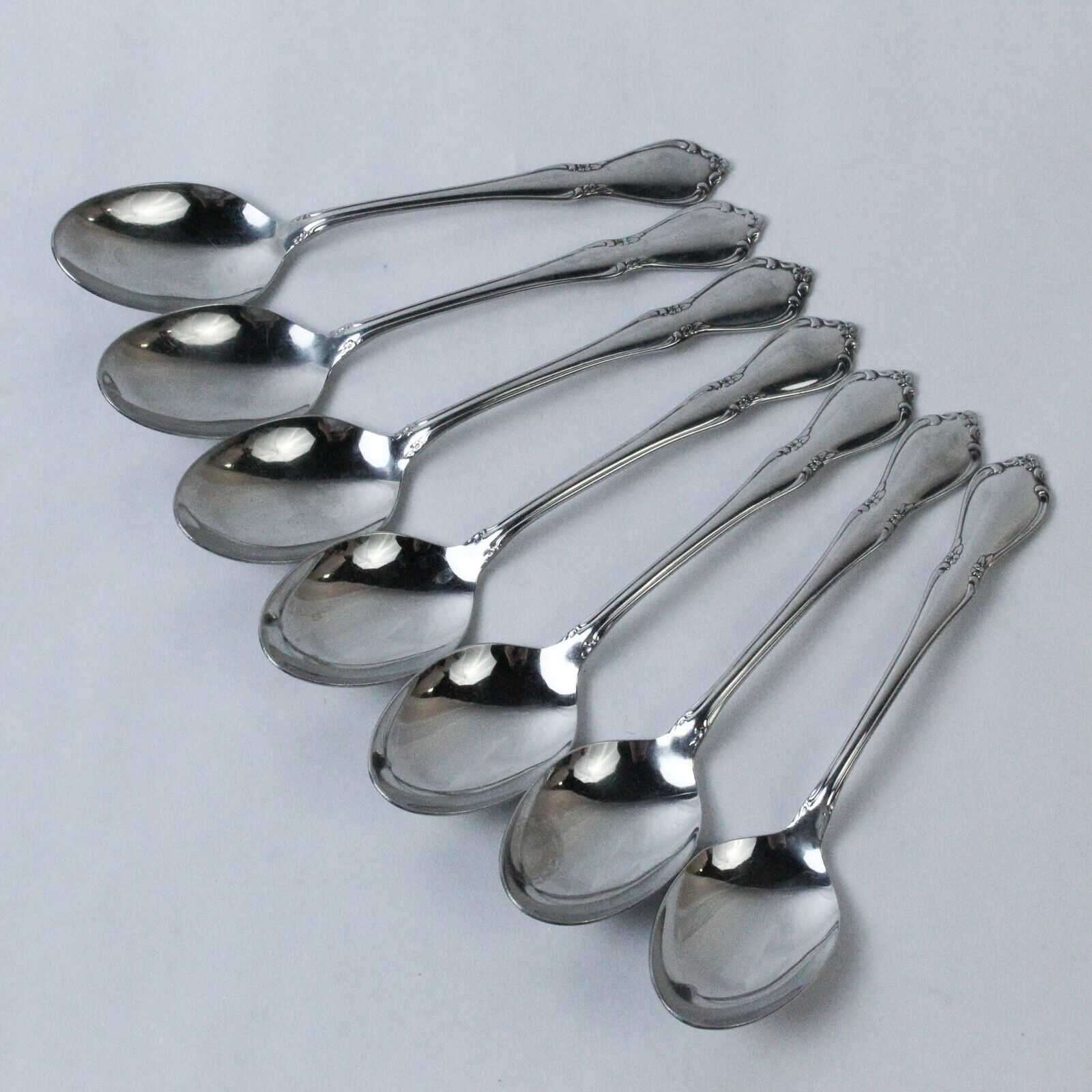 Lot of 7 Oneida Craft Deluxe Celebrity Stainless Tablespoons Kitchen