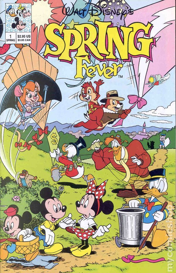 Walt Disney\'s Spring Fever #1 VF 1991 Stock Image