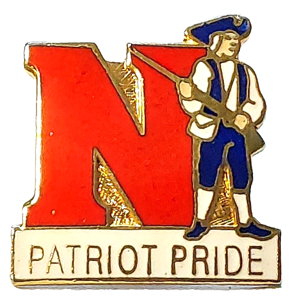 Patriot Pride Red N Lapel Pin