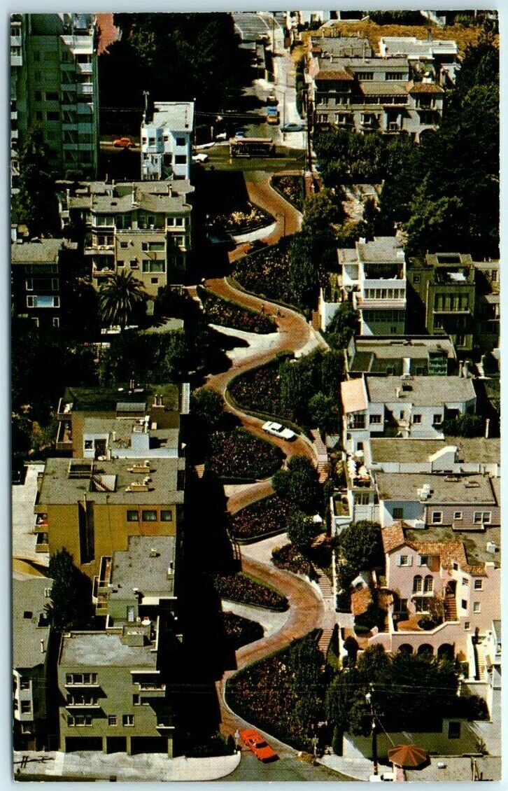Postcard - Lombard Street, San Francisco, California