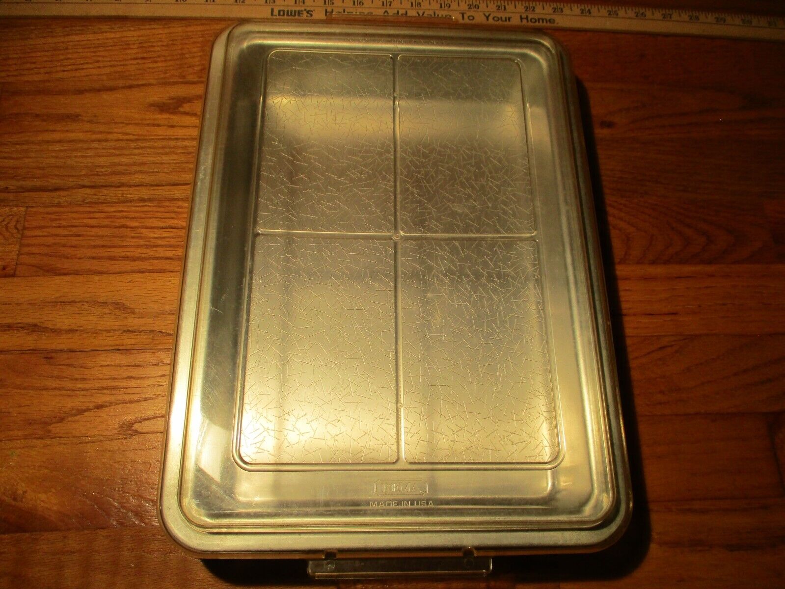 Vintage Rema Air Bake Double Wall Insulated Aluminum 13x9 Baking Pan with Lid