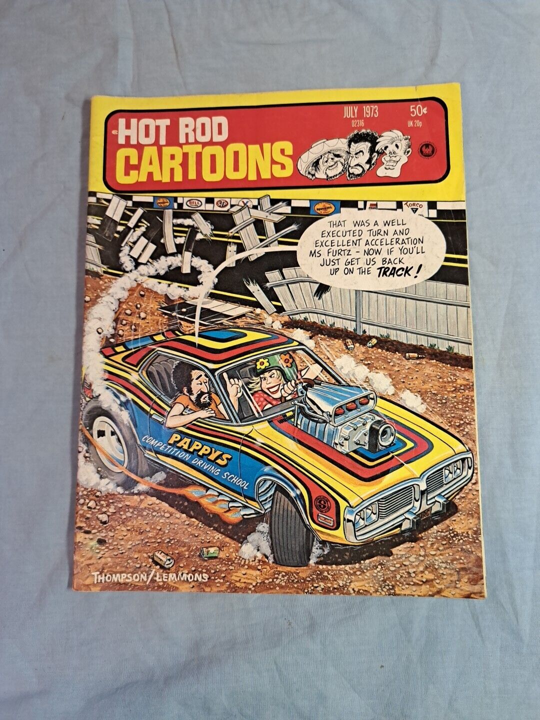 Petersen\'s Hot Rod Cartoons Magazine Issue 53 July 1973