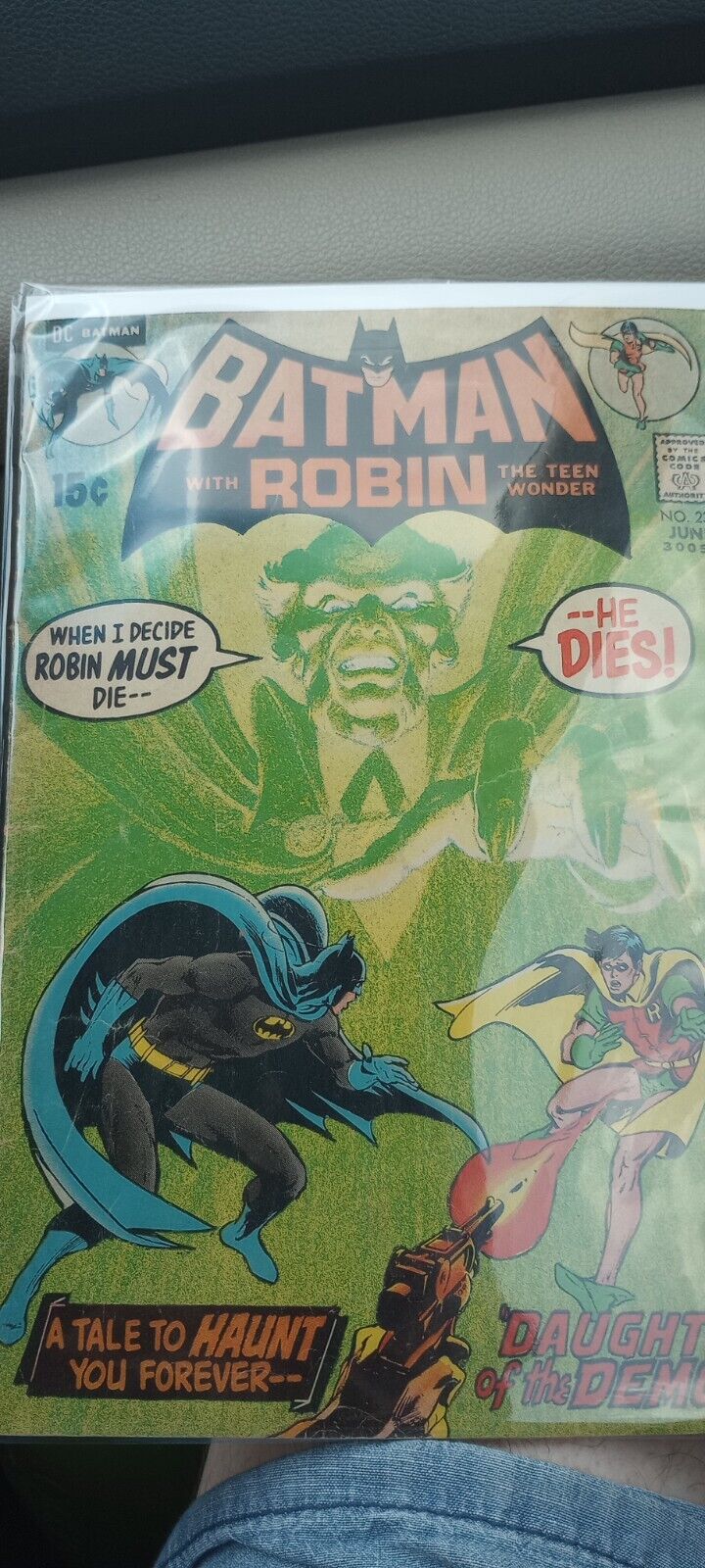 Batman #232 OW  Ra\'s Al Ghul 1st app., Origin of Batman & Robin retold