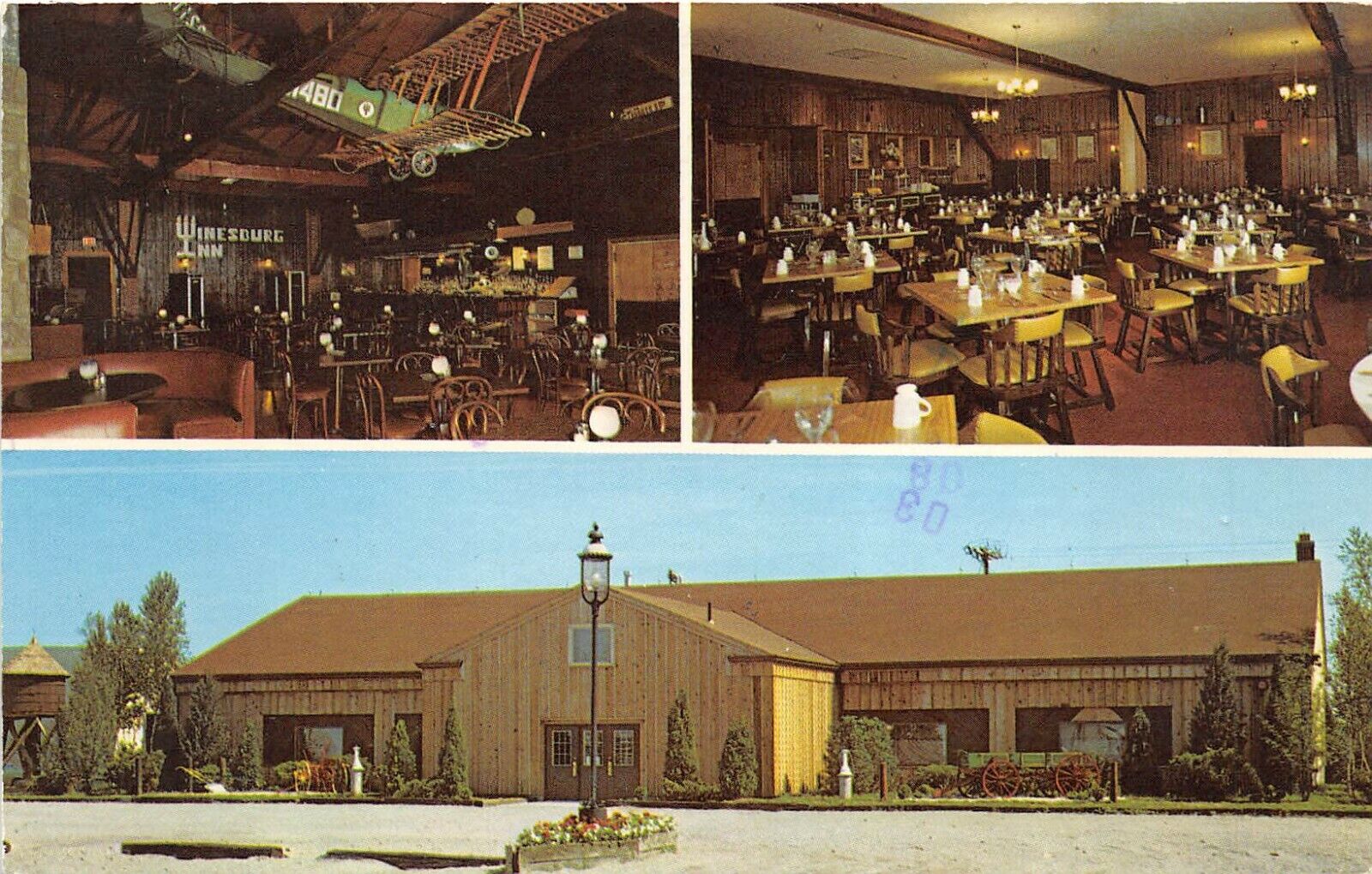 Clyde Ohio 1981 Postcard Winesburg Inn Hotel Multiview Dining Room 
