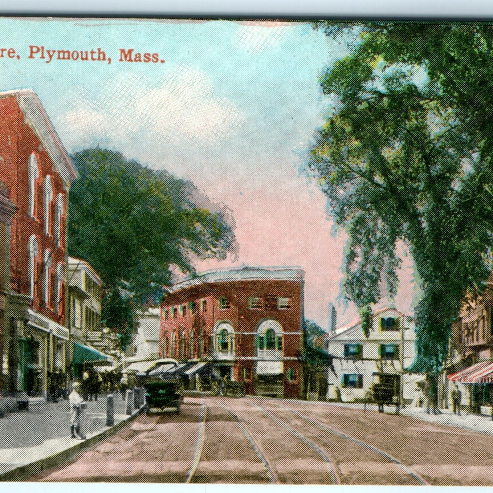 c1910s Plymouth, Mass. Shirley Square Downtown Mini 3