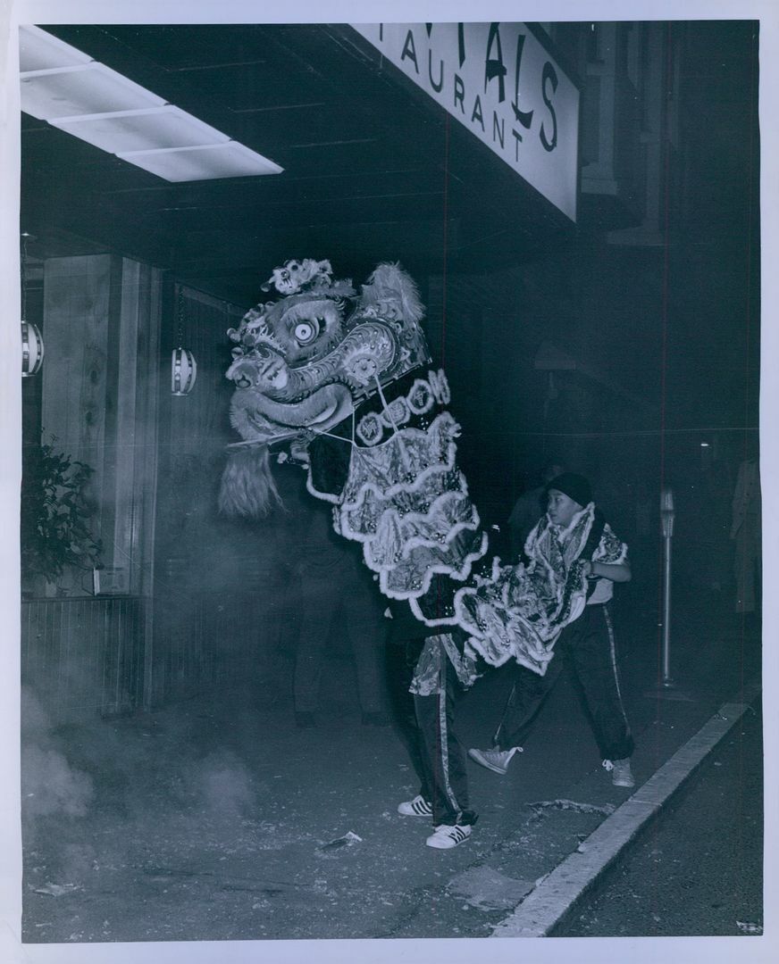1971 Seattle Chinese Community New Year Celebration Press Photo