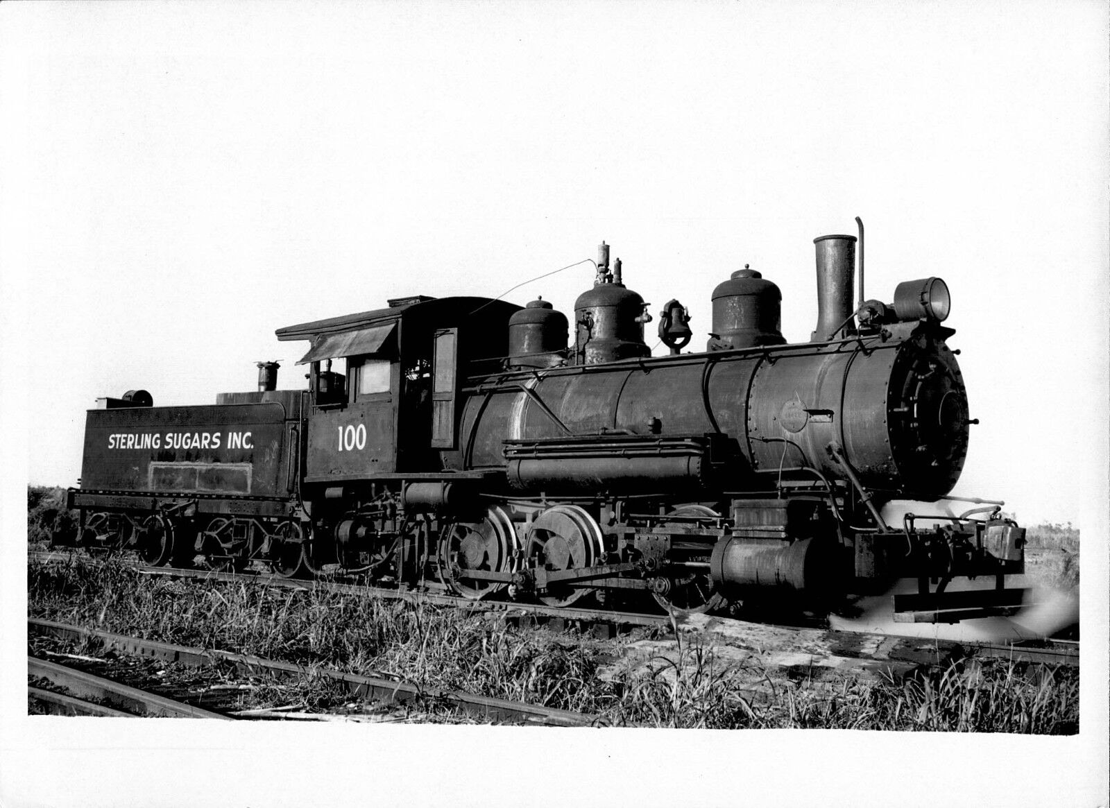  1947 Sterling Sugars Inc Steam Train Railway Engine 0-6-0 5x7 Photo X2200S D