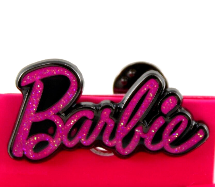 Loungefly Barbie Icons Logo Enamel Pin Metal Gloss Glitter 1.50\